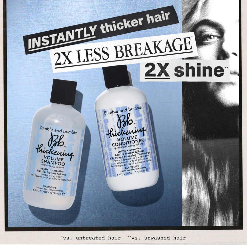 Bumble and bumble foam texture demonstrating lightweight lather and gentle cleanse