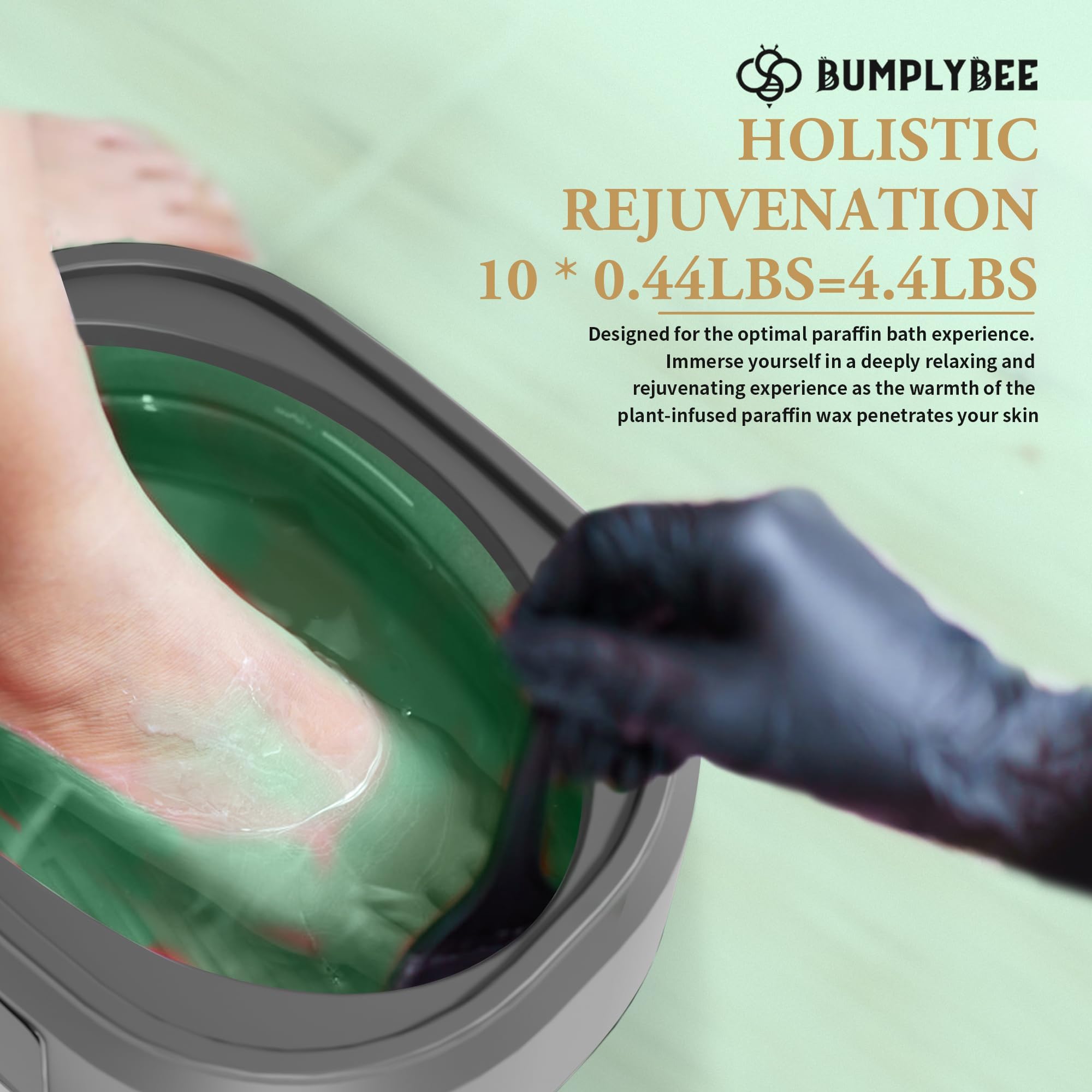 BUMPLYBEE hand treatment in use showing soothing warmth and softness