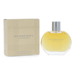 Burberry bottle front view showing sleek design and brand elegance