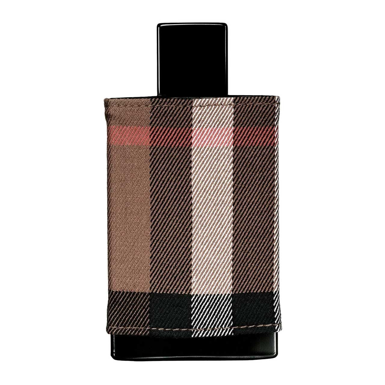 Close-up of Burberry label and cap highlighting quality materials and readable details