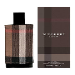 Burberry bottle front view showing elegant shape and branding benefit polished appearance