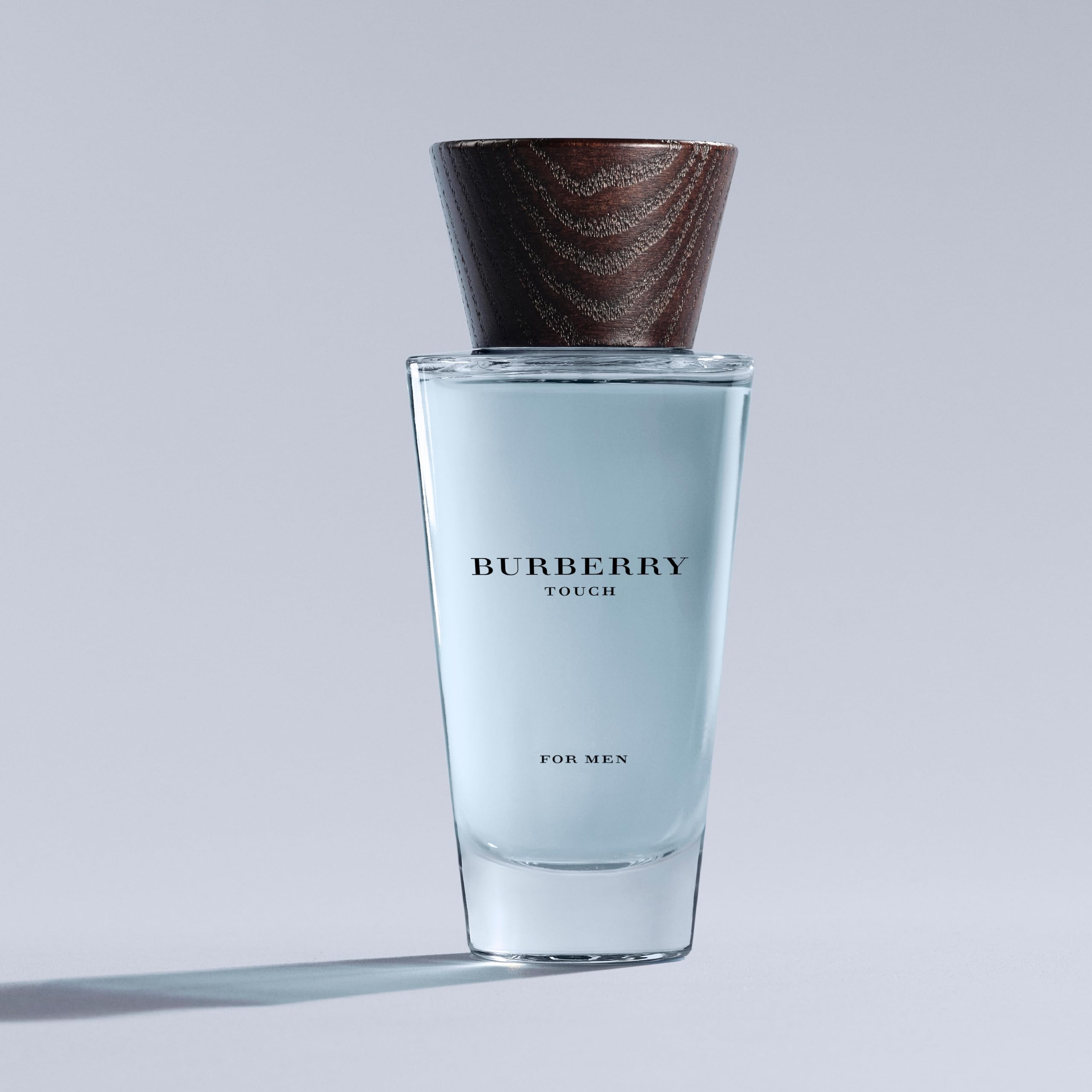 Burberry Touch base close-up highlighting wood-accents and premium feel