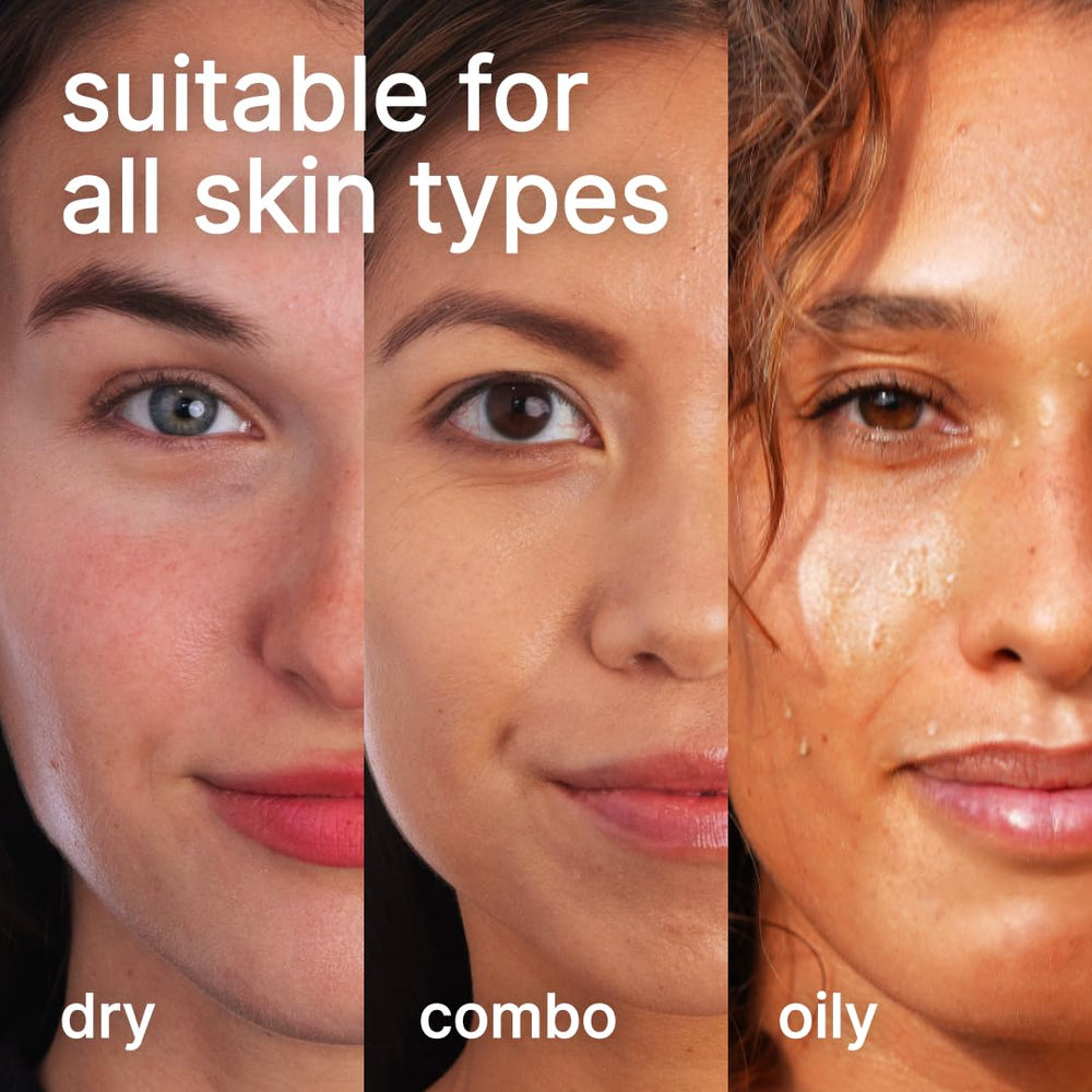 burnd serum absorbing on skin closeup showing non-greasy finish and quick absorption
