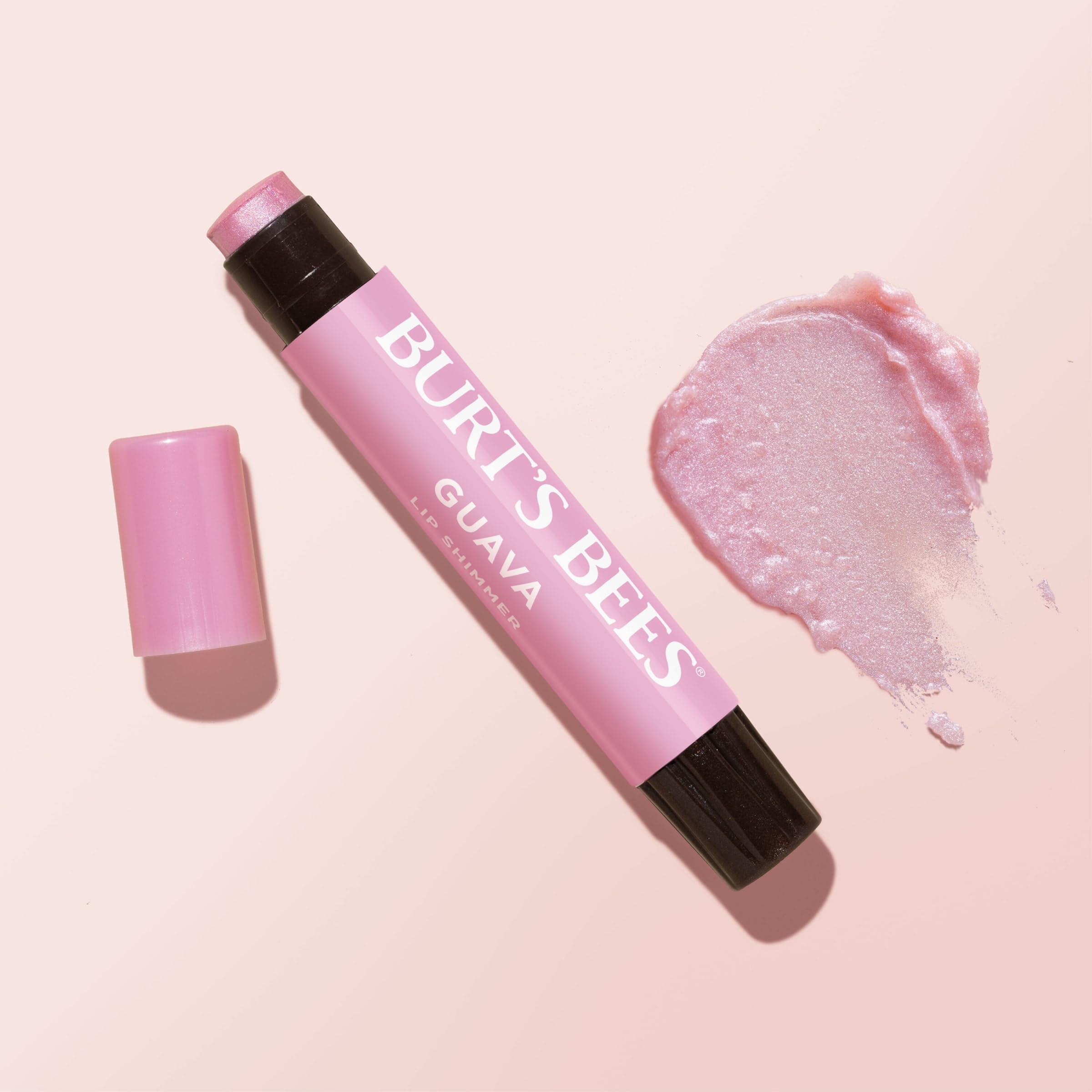 Burt's Bees before and after hydration showing softer, smoother lips