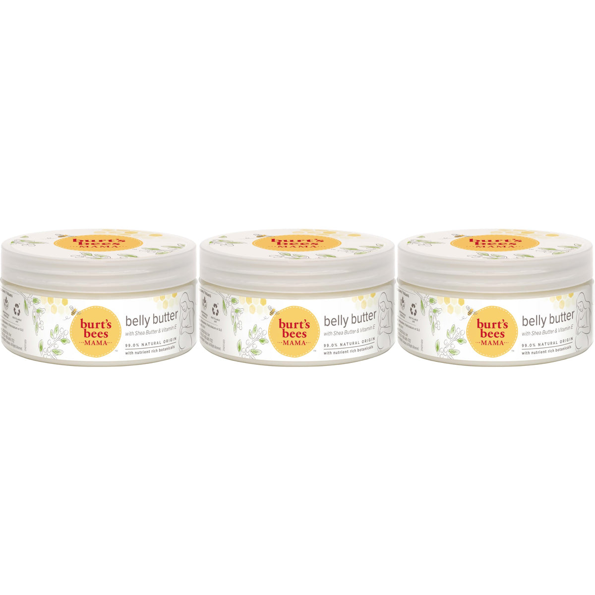 Burt's Bees front jar image showing packaging and calming benefit