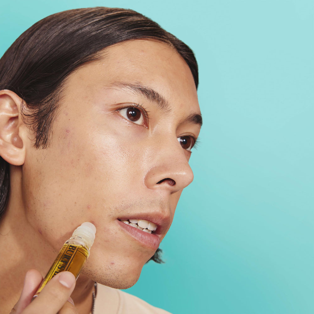 Burt's Bees with willow bark root indicating gentle exfoliation benefit