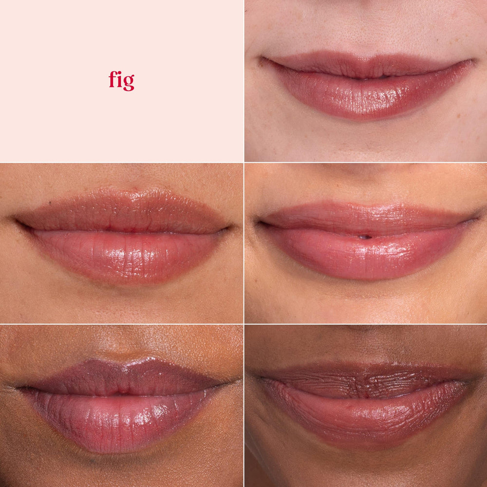 Burt's Bees four-pack arranged to show value and consistent shade across sticks
