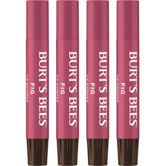 Burt's Bees front packaging showing fig shimmer tint and recyclable carton benefit