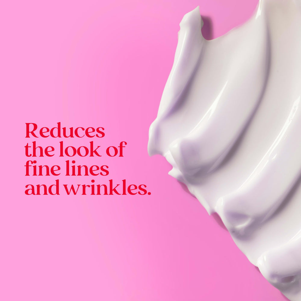 Burt's Bees applied to lower face showing gentle firming and hydration