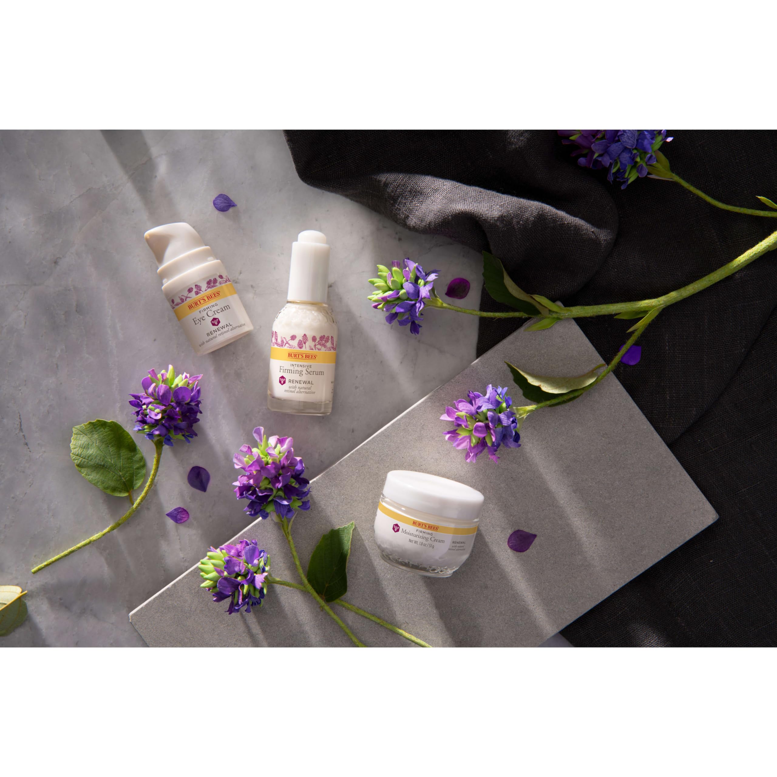 Burt's Bees in bathroom scene as part of morning skincare routine