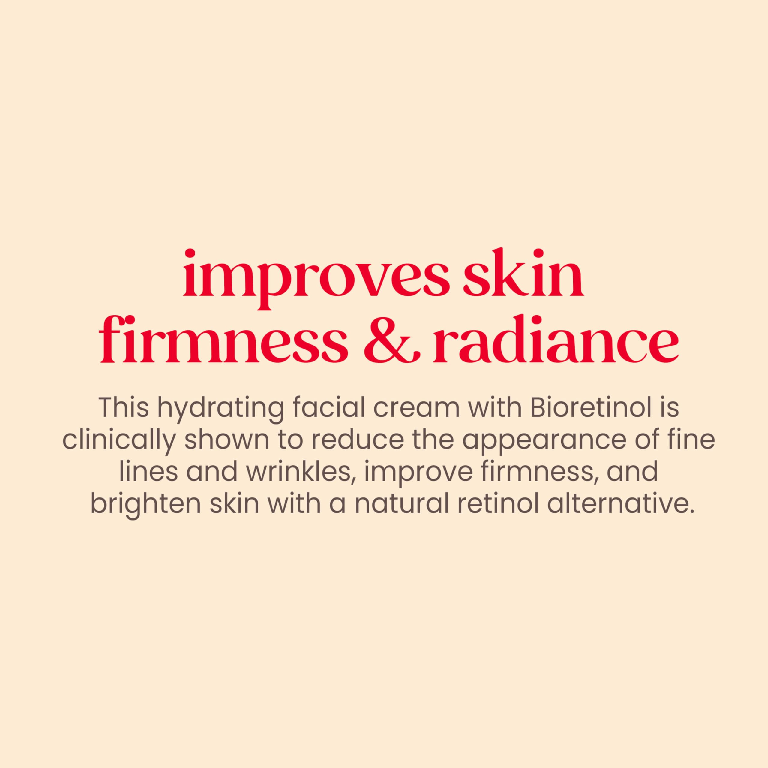 Burt's Bees firming cream open showing smooth texture and spreadability