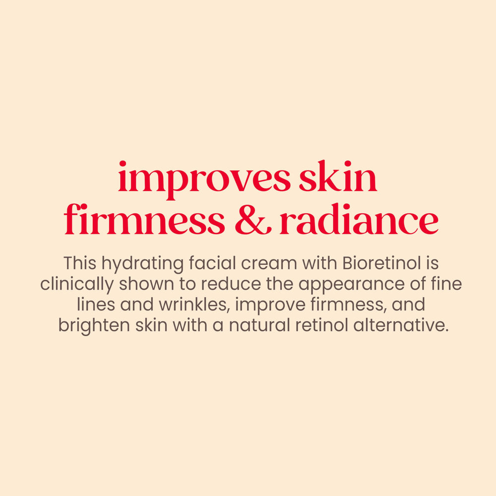 Burt's Bees firming cream open showing smooth texture and spreadability