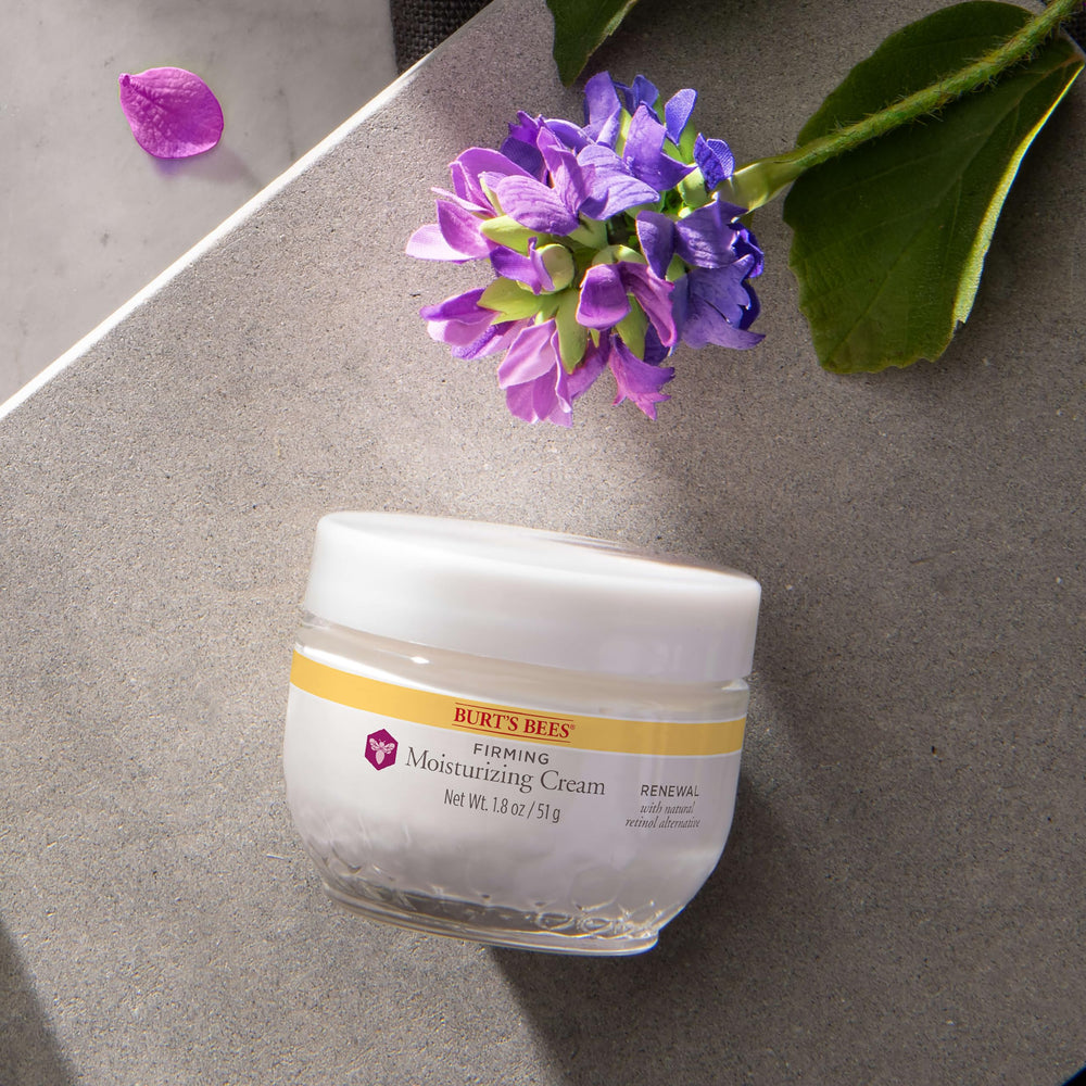 Burt's Bees product label close-up highlighting natural-origin ingredients