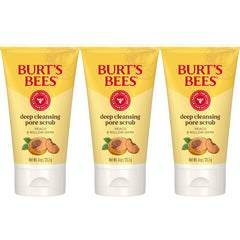 Burt's Bees front packaging showing peach and willow bark benefits