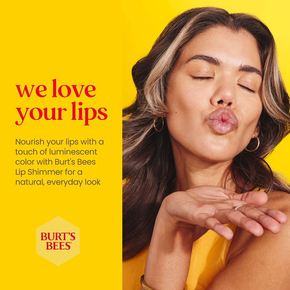 lifestyle shot of Burt's Bees tint used outdoors offering on-the-go hydration
