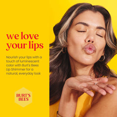 lifestyle shot of Burt's Bees tint used outdoors offering on-the-go hydration