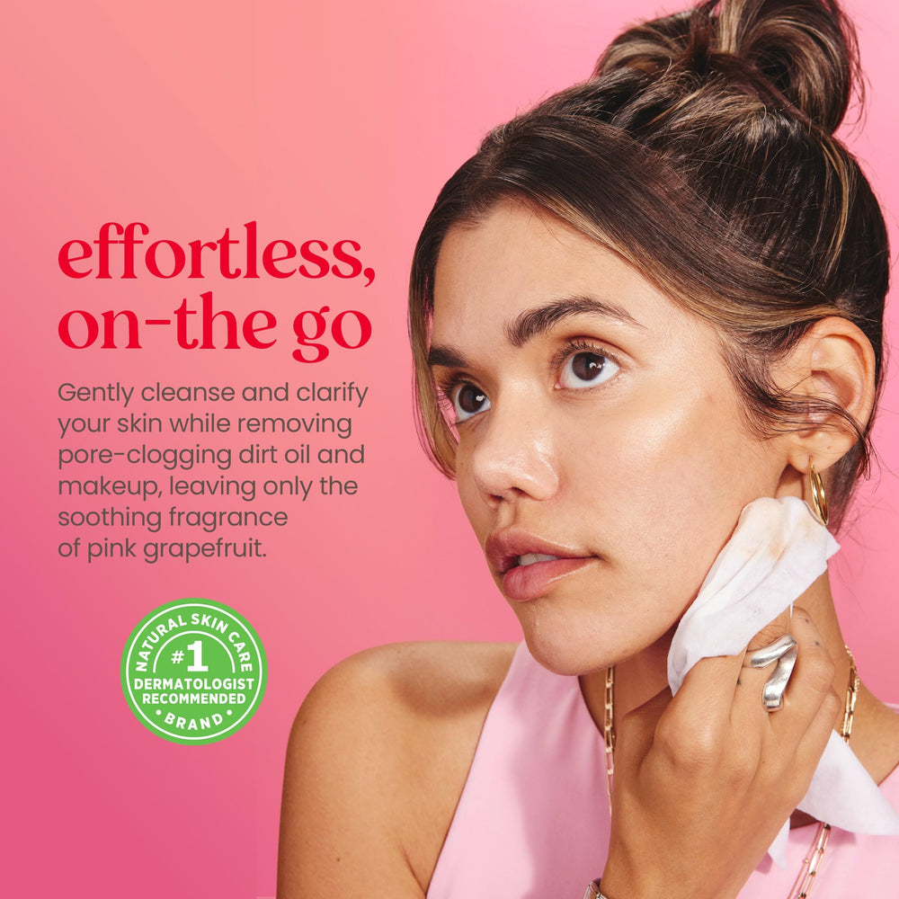 Burt's Bees wipes staged on a bathroom shelf for quick daily use