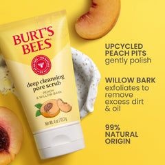 Three Burt's Bees scrub tubes lined up highlighting multipack convenience