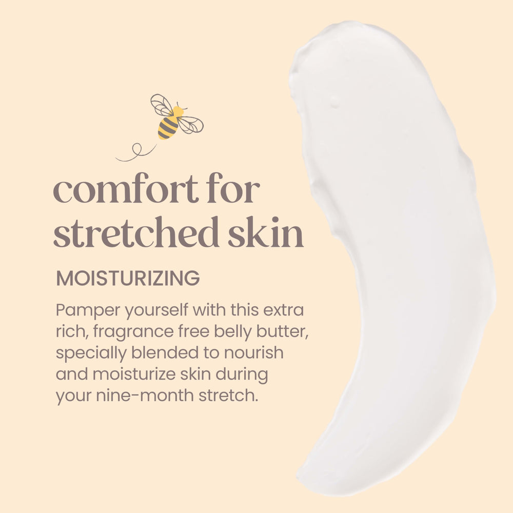 Burt's Bees spread on skin demonstrating smooth glide and hydration