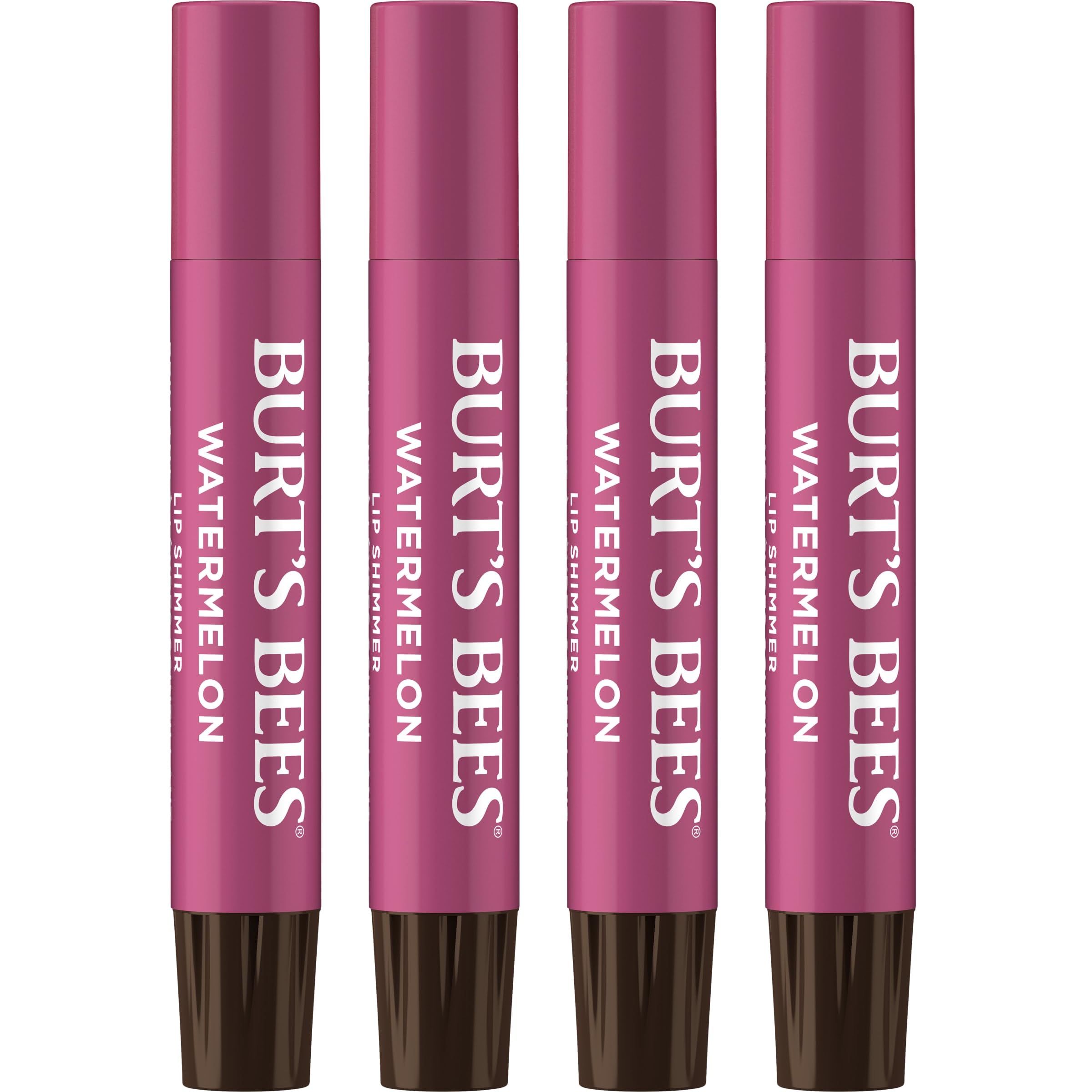 Burt's Bees front packaging shot showing watermelon shade and benefits