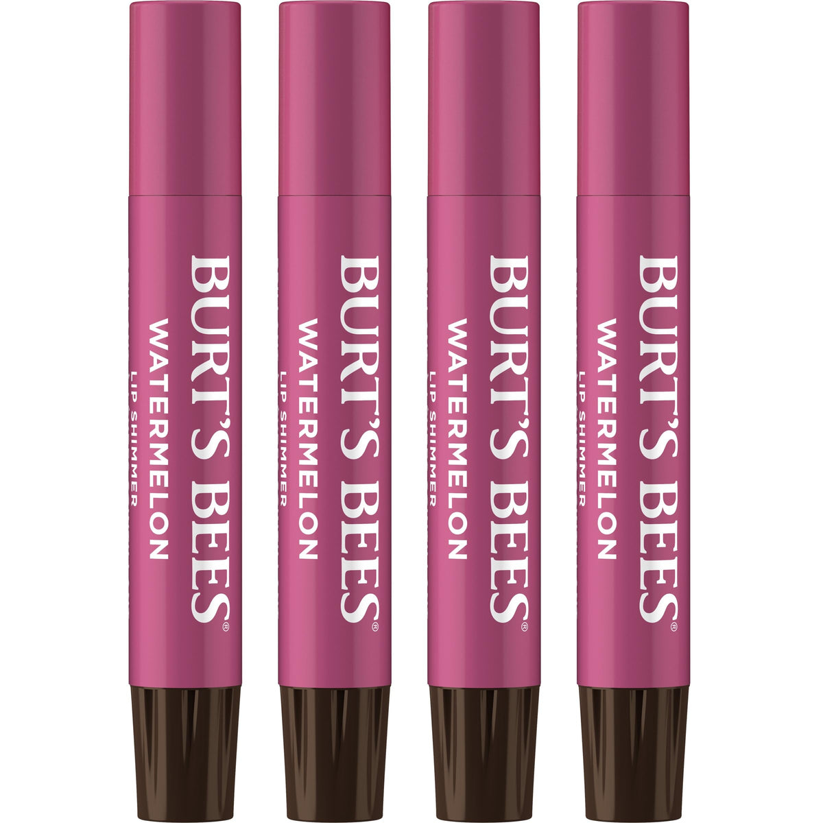 Burt's Bees front packaging shot showing watermelon shade and benefits