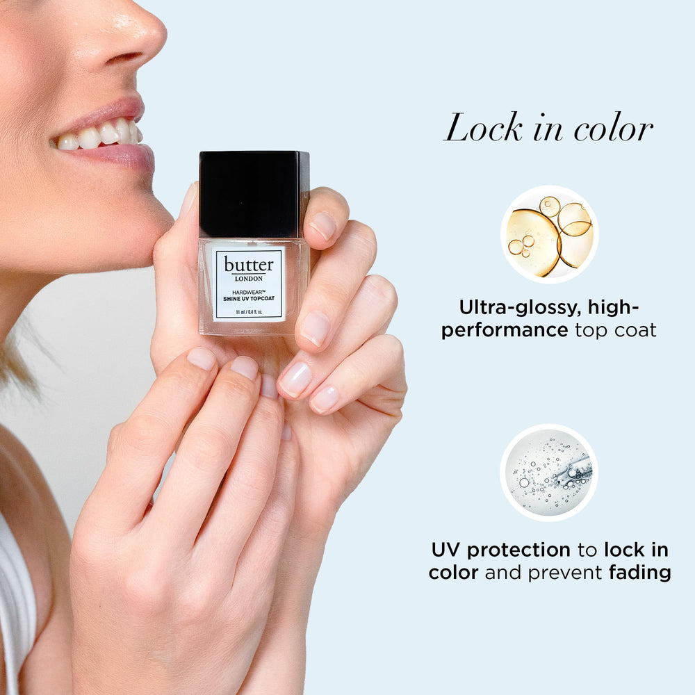 butter LONDON close label view showing ingredients and clean-beauty benefit