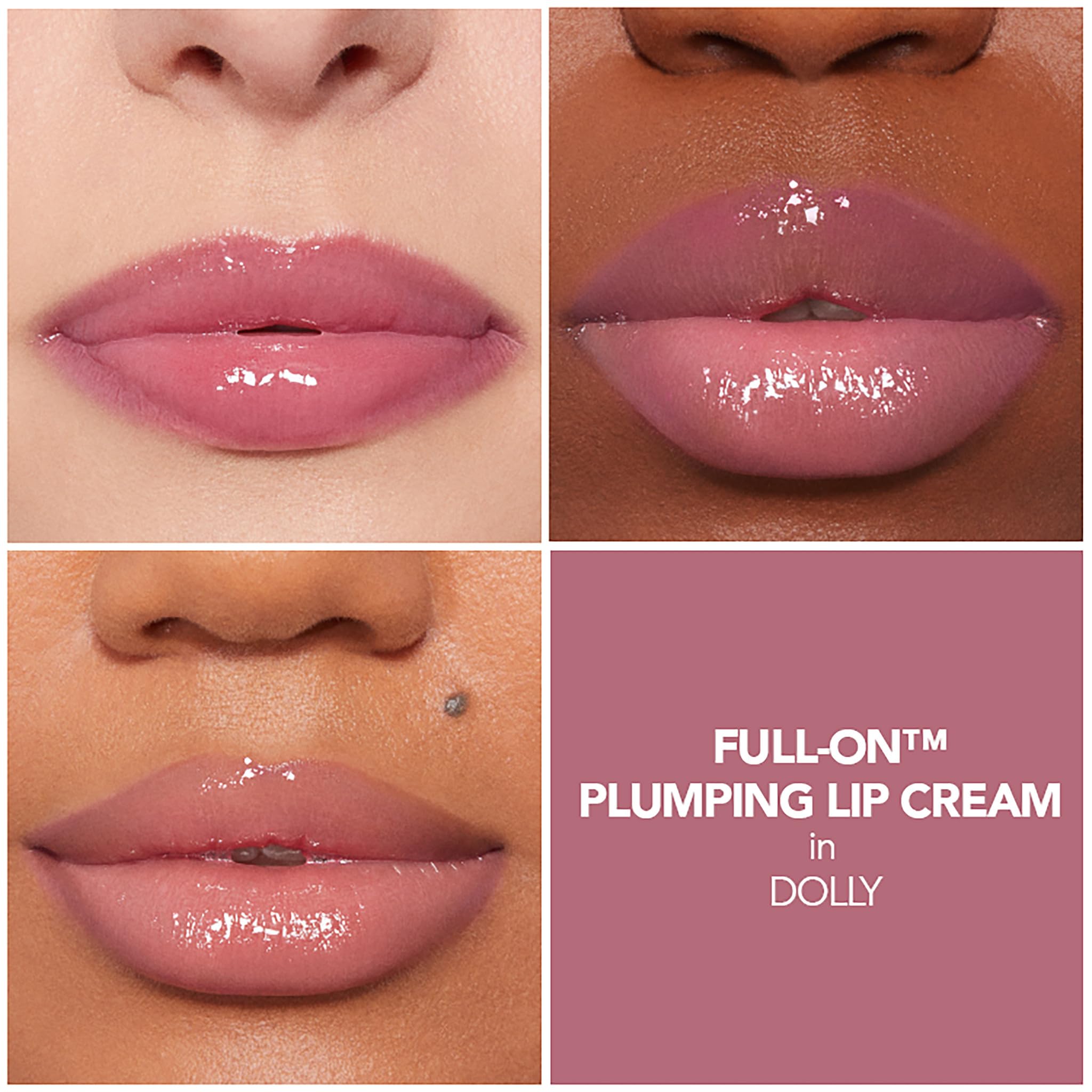 Buxom Dolly wand and applicator detail delivering precise, creamy application