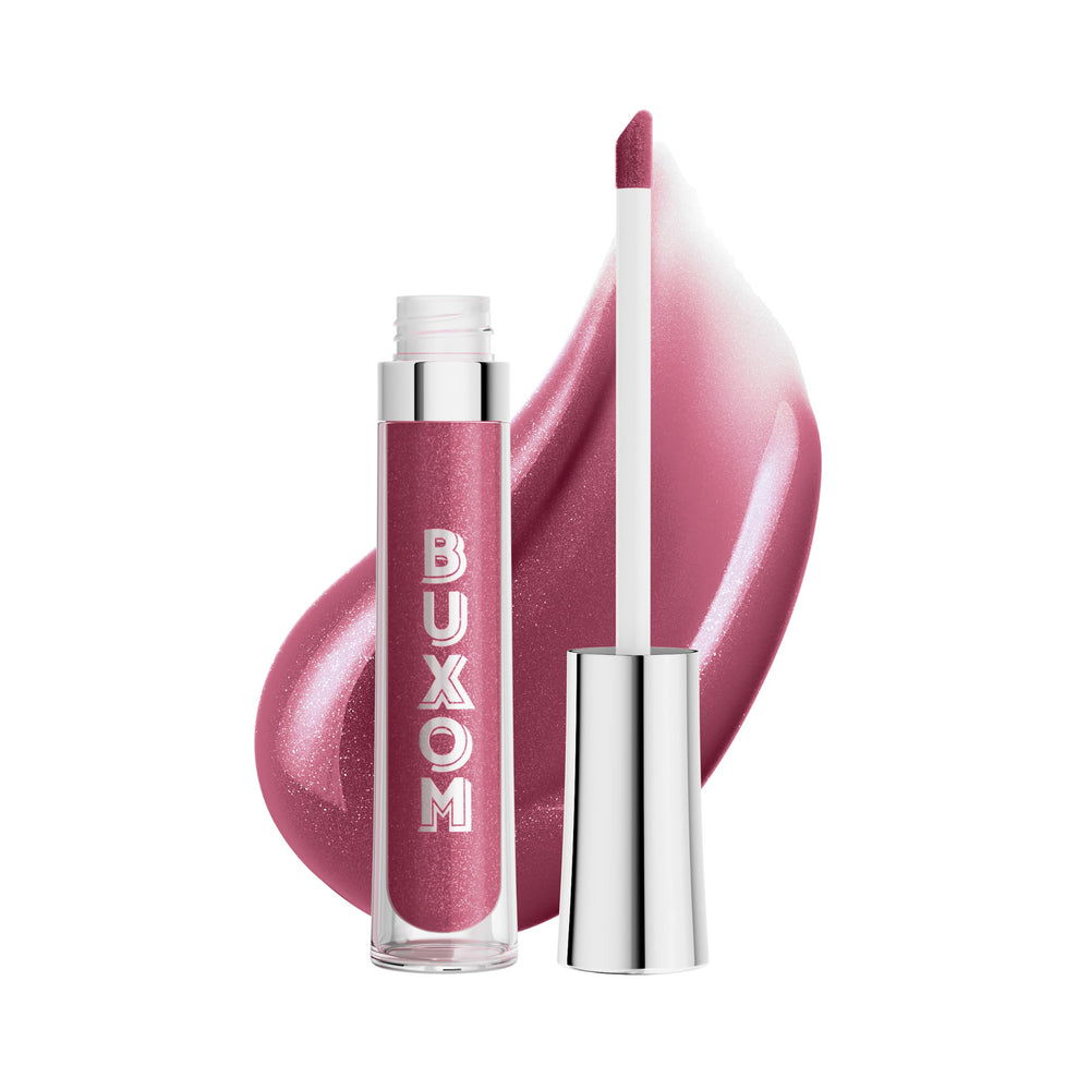 Buxom front packaging AG Dolly showing shade and glossy finish benefit