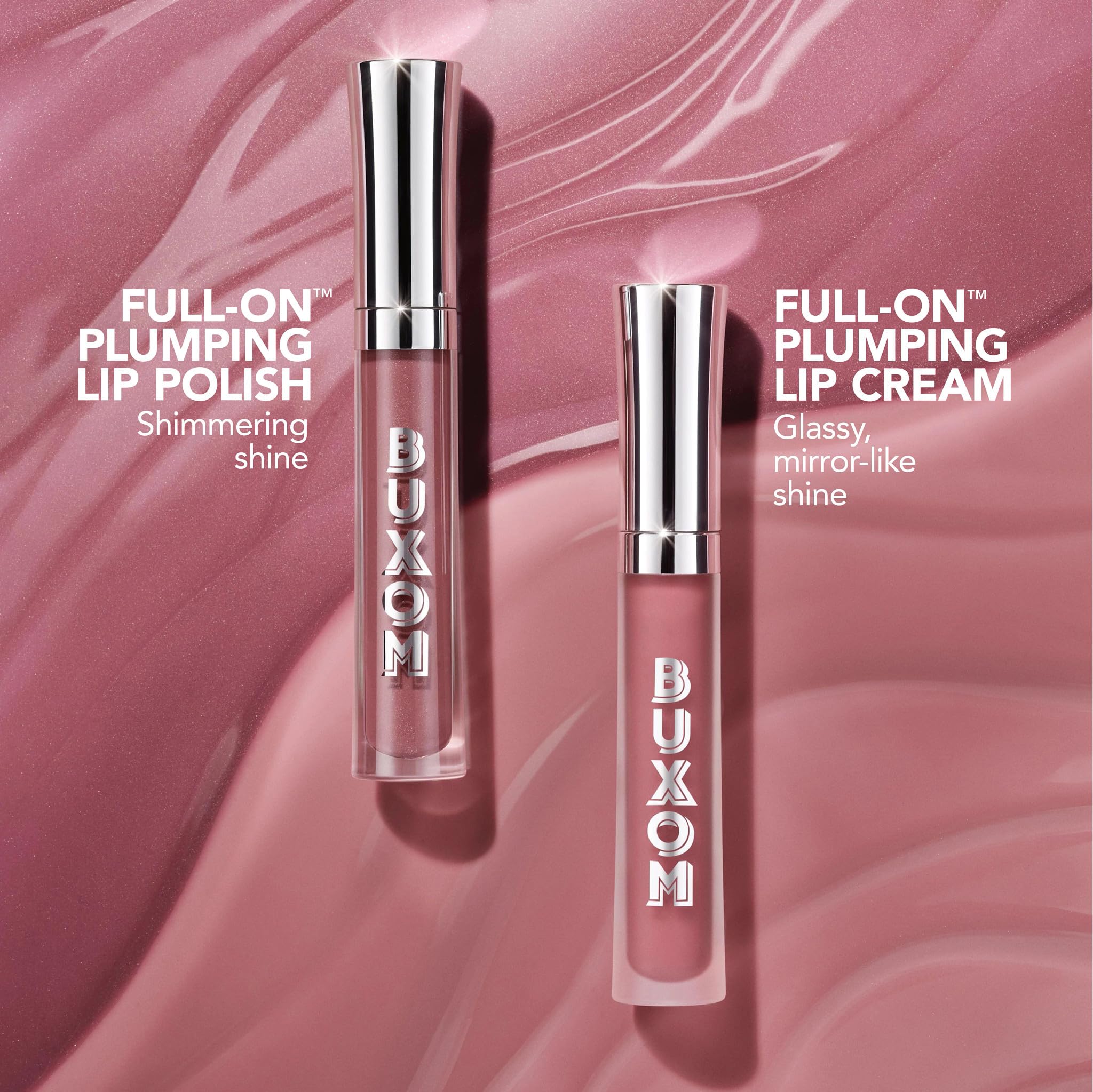Lifestyle image of Buxom Moscow Mule in a makeup bag suggesting on-the-go shine boosting
