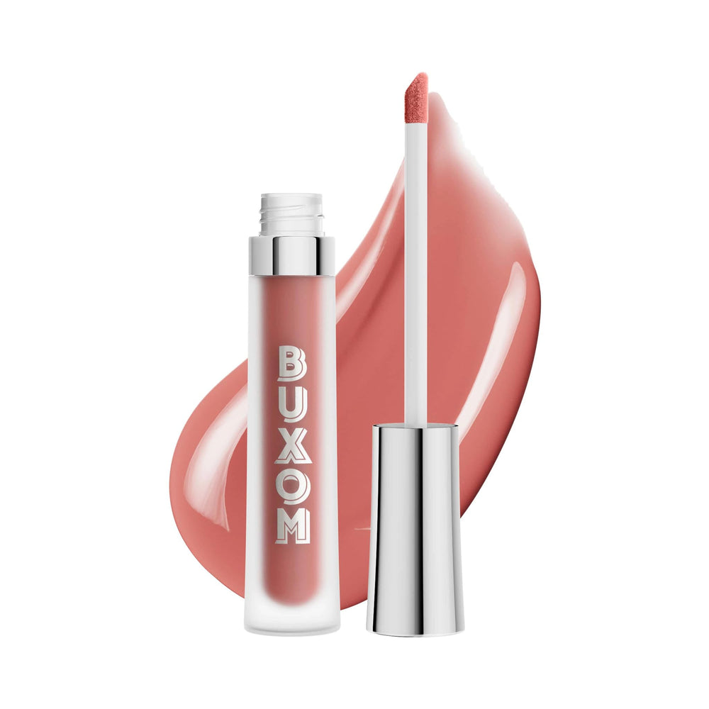 Buxom front packaging showing Hot Toddy shade and glossy tube benefit shine