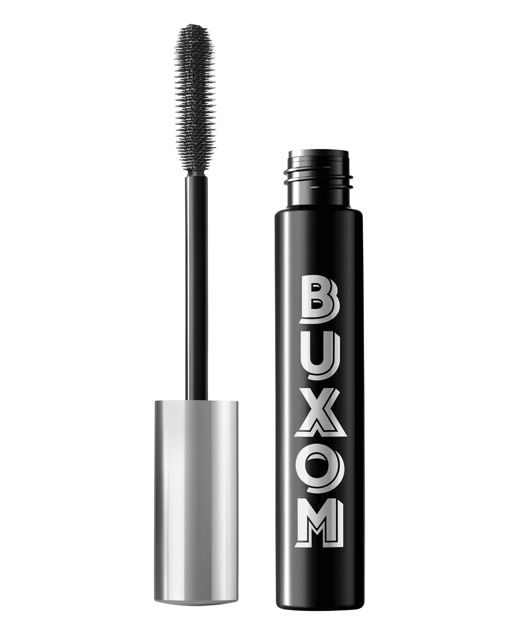 BUXOM front packaging showing product and bold black shade benefit