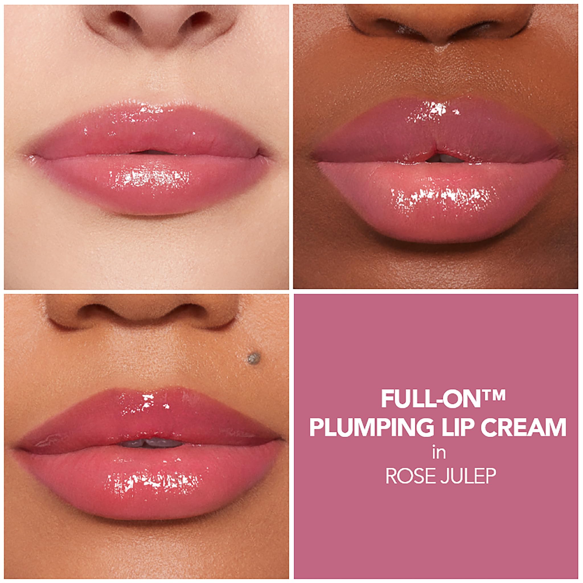 Buxom applicator close-up demonstrating smooth creamy wand benefit