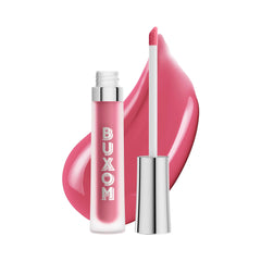 Buxom front tube showing Rose Julep shade and glossy finish benefit