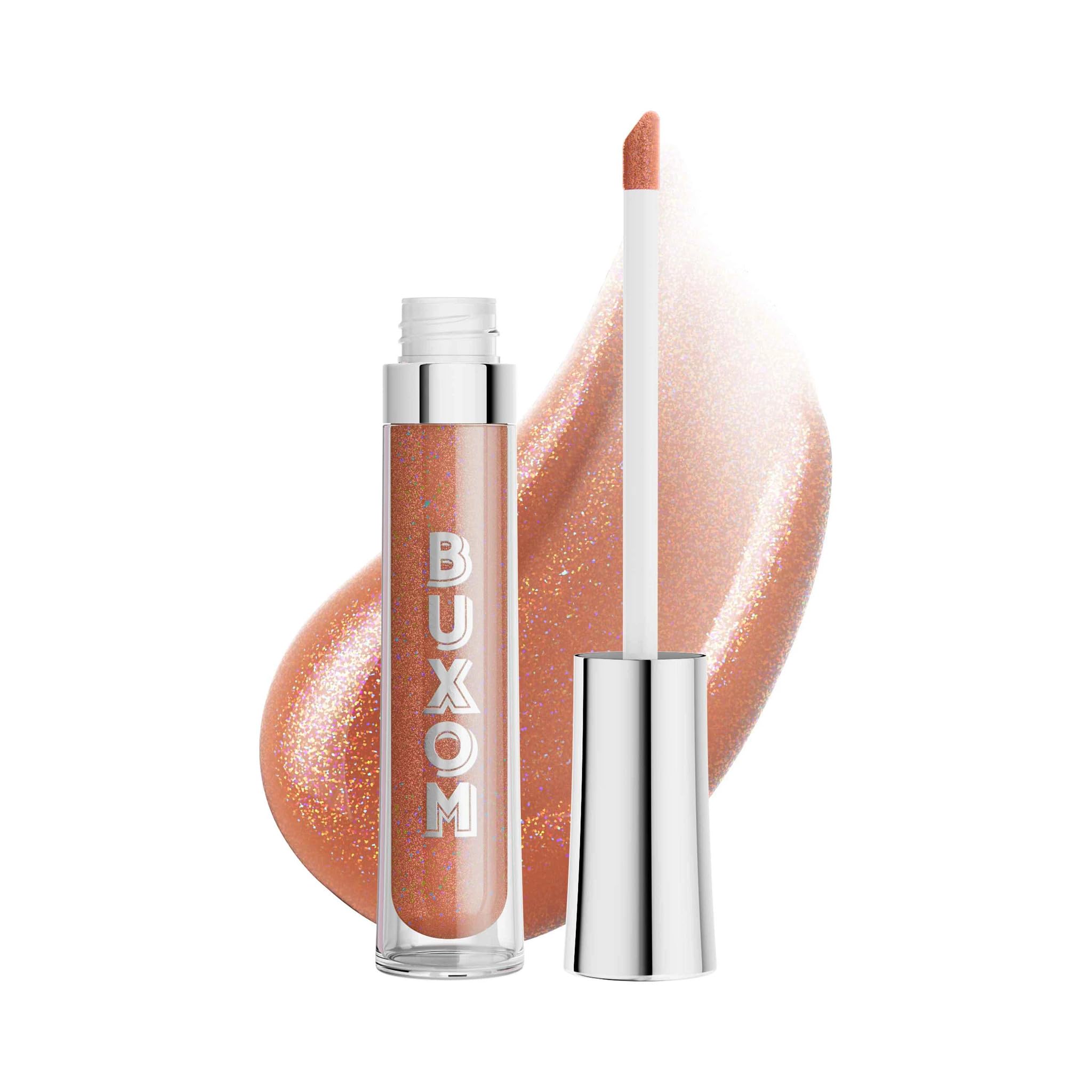 BUXOM Sarina front packaging shows glossy tube and logo, emphasizing premium finish