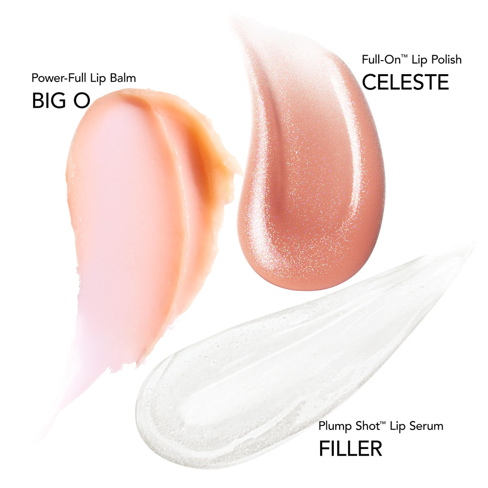 BUXOM Plump Shot serum applicator close-up highlighting easy precision