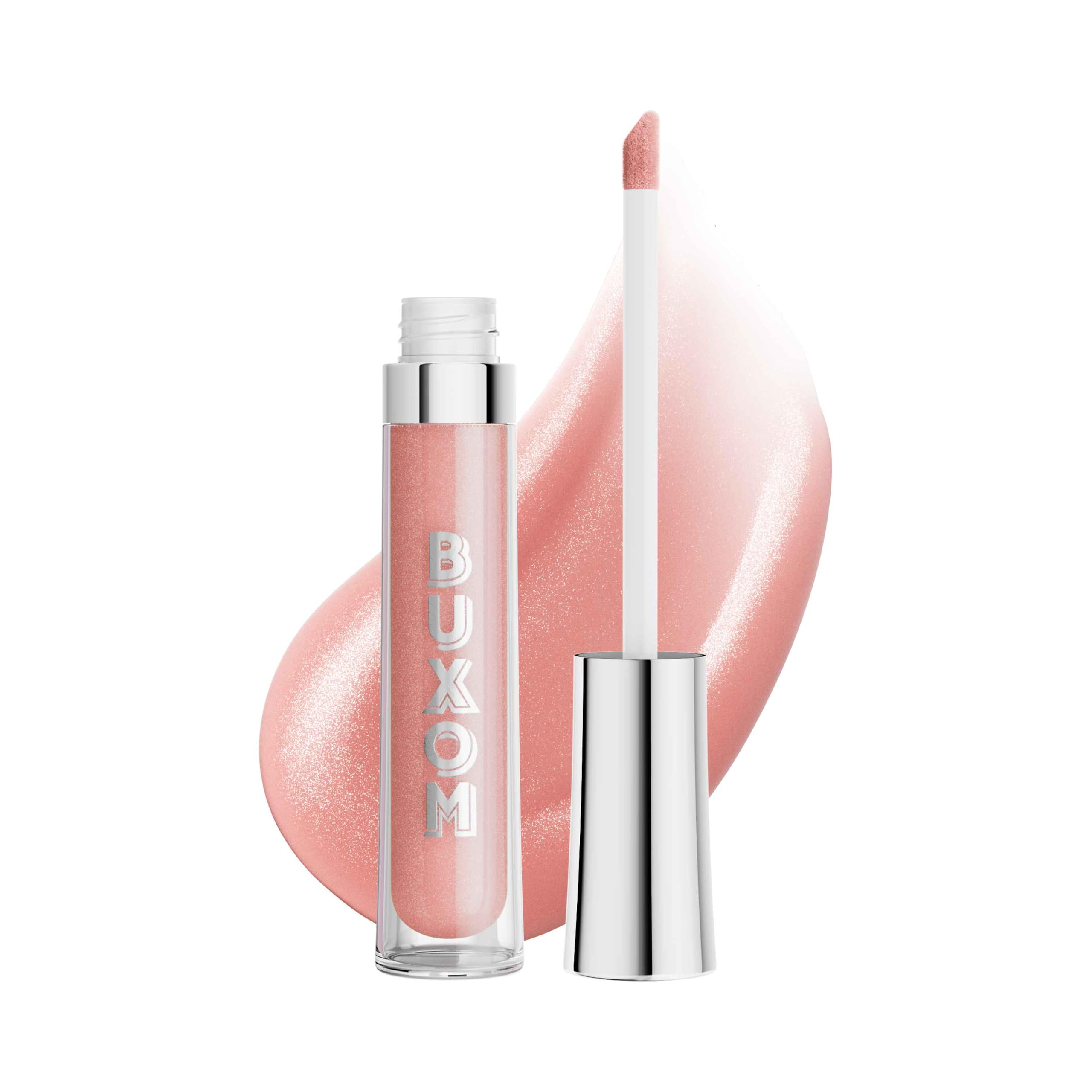 BUXOM front packaging showing White Russian Sparkle gloss and shine