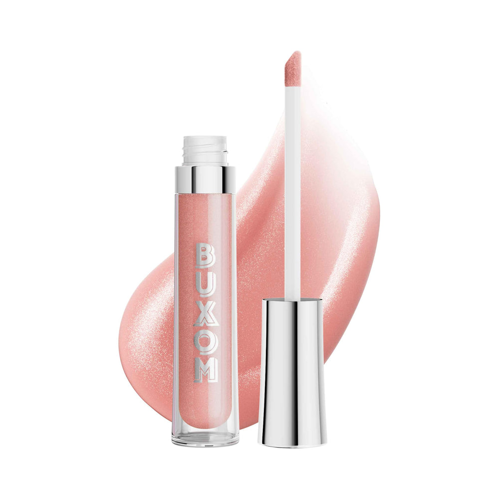 BUXOM front packaging showing White Russian Sparkle gloss and shine