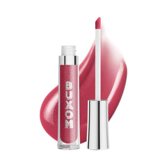 Buxom Zoe front tube showing glossy shimmer and compact design for travel