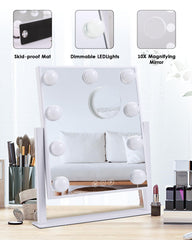 BWLLNI touch sensor area on mirror showing simple control and quick brightness adjustments benefit