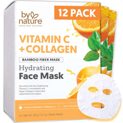 By Nature front packaging showing 12-mask pack and benefits