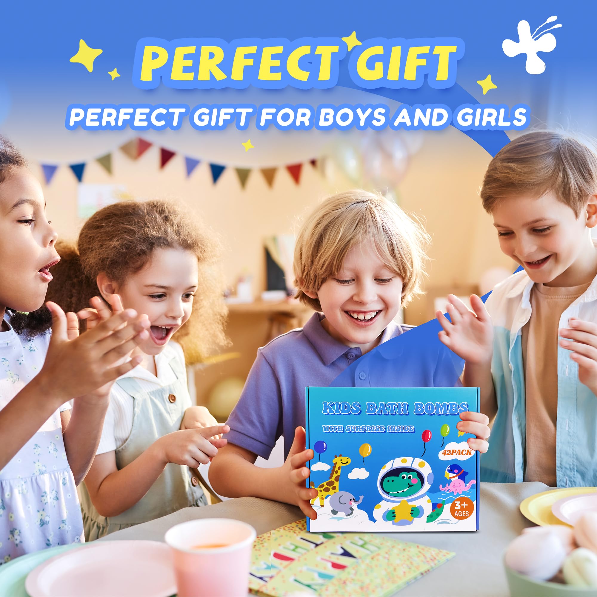BYGGVIR children enjoying bubbly bath scene illustrating joyful family bath time