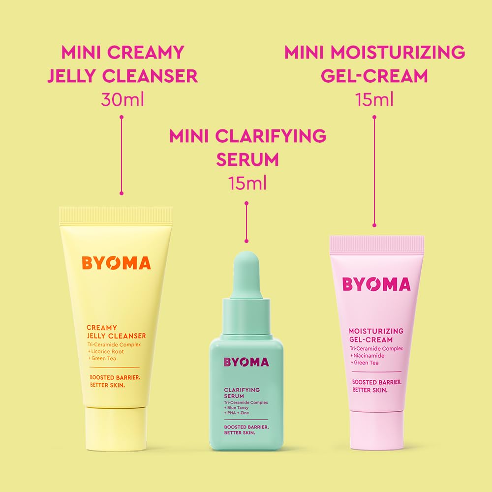 BYOMA creamy jelly cleanser texture close-up demonstrating gentle hydration