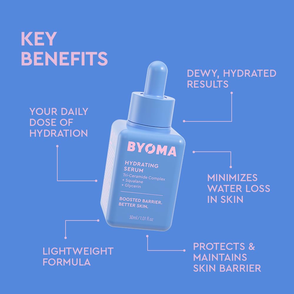 BYOMA ceramide ingredient visual representing barrier support and repair