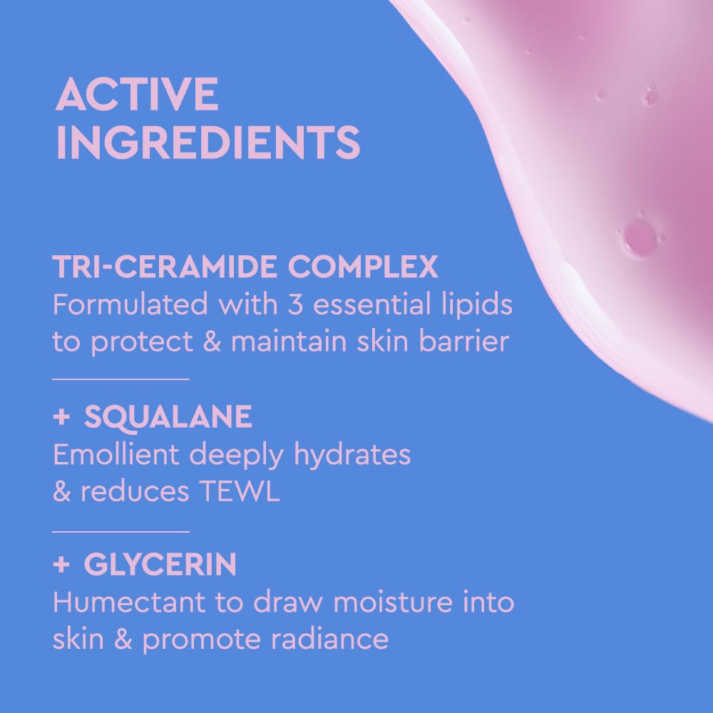BYOMA serum applied on hand showing smooth, non-greasy finish benefit