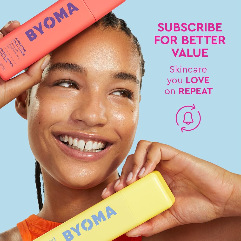 BYOMA toner packaging box presenting product protection and brand trust