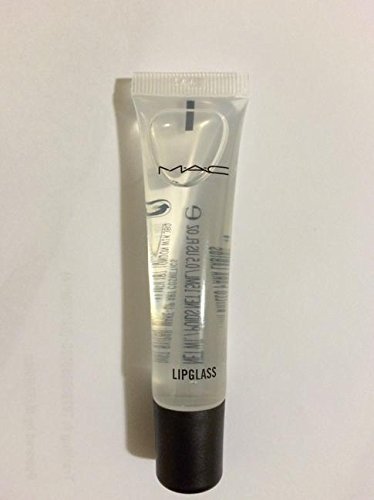 BYUP M.a.c clear lipglass tube front showing sleek applicator and glossy benefit