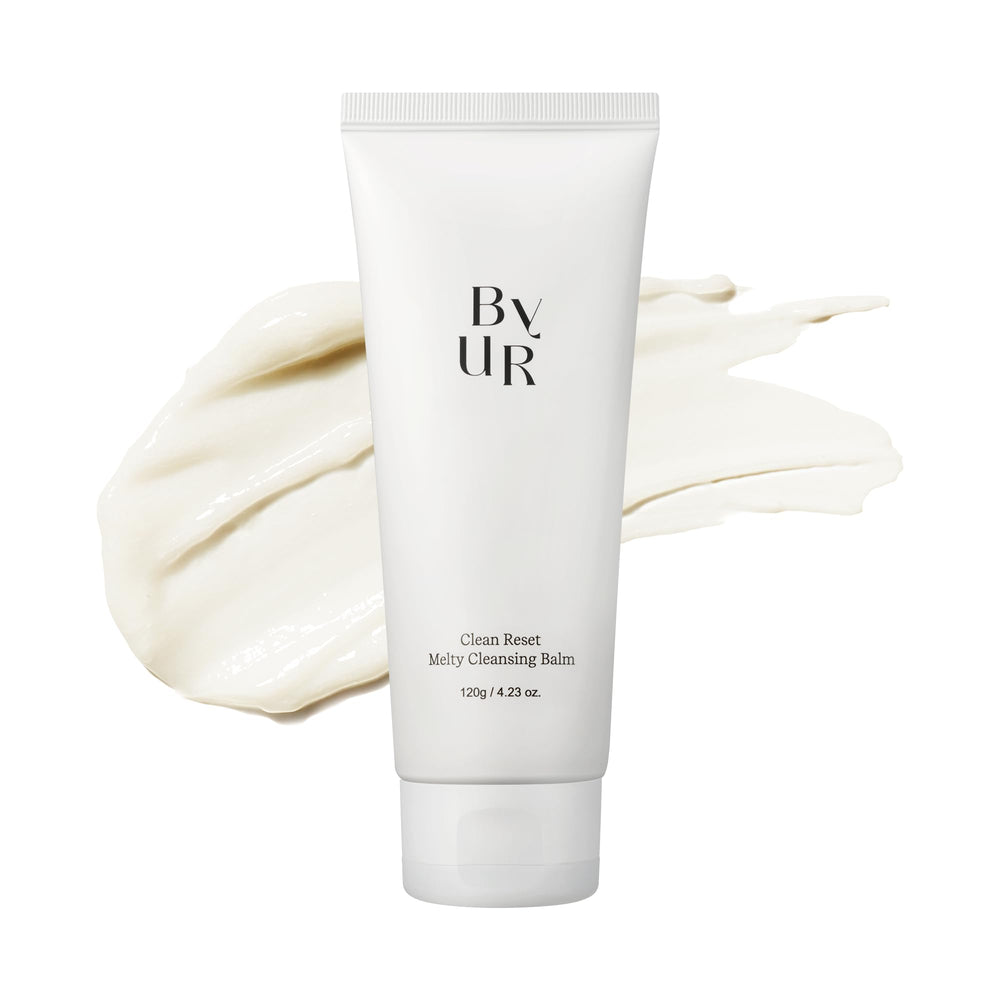 ByUR Melty Balm front jar showing clean packaging and gentle formula benefits