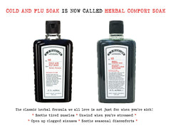 C. O. Bigelow soak dissolving in bathtub showing calming steam and at-home spa benefit