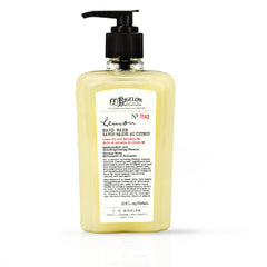 C.O. Bigelow front label showing lemon hand wash and clarity of ingredients