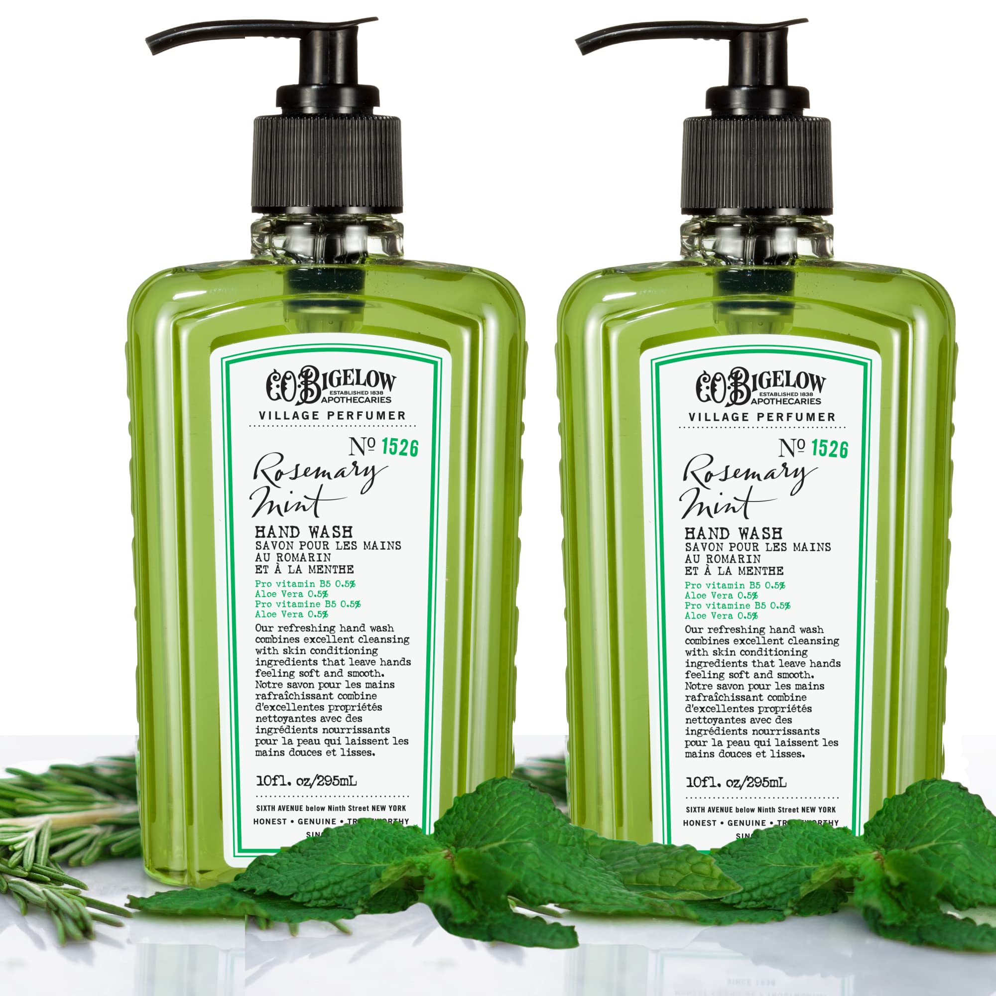 C. O. Bigelow creamy lather texture demonstrating gentle foaming and rinseability